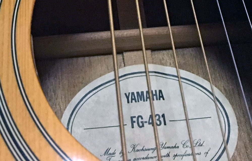 YAMAHA FG431: Ken5_09's Blog